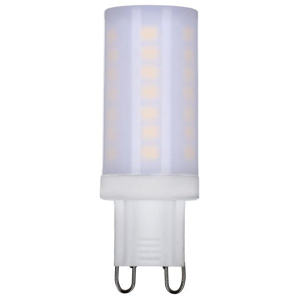 Satco 5 Watt JCD LED Lamp, Frost, 3000K, G9 Base, 120 Volt S11236